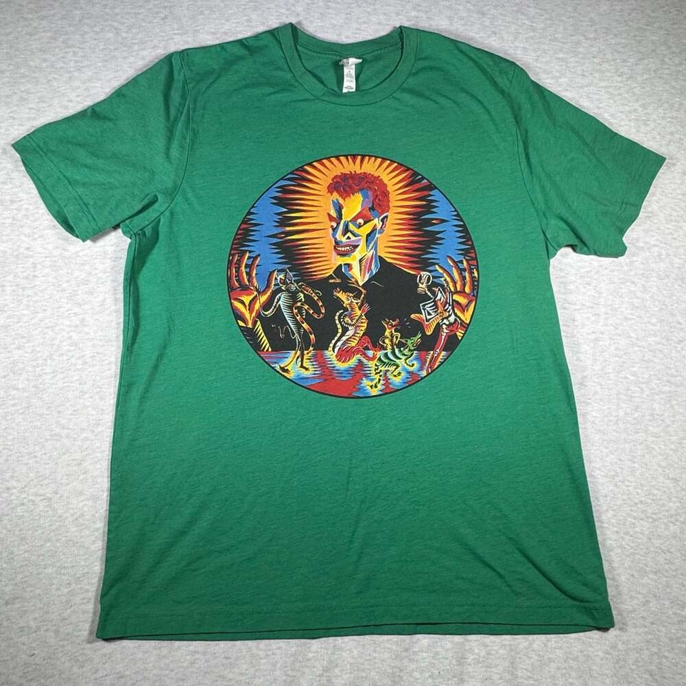 Oingo Boingo Green Graphic T-Shirt XL